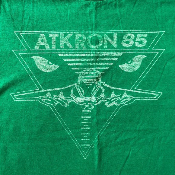 Atkron 85 military graphic t-shirt // M // Vintage - Picture 2 of 5